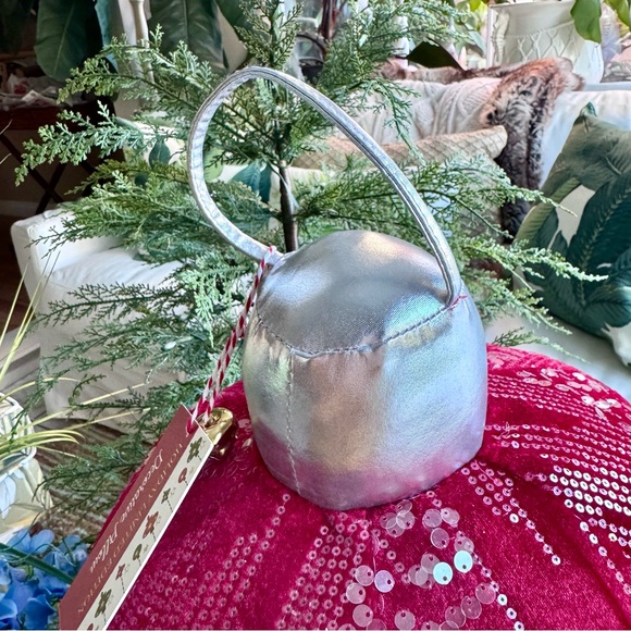 NWT! Christmas Holiday Large Velvet Sequin Ornament Pillow - Picture 4 of 7